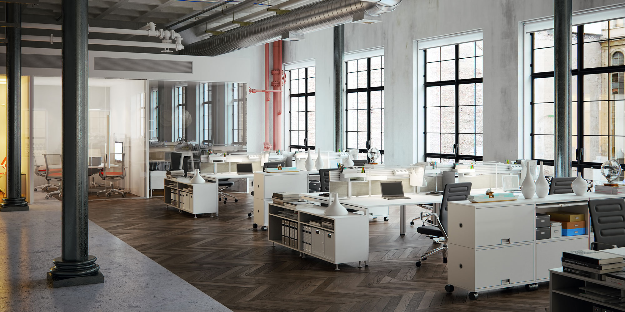 Office fitting and electrical installation
