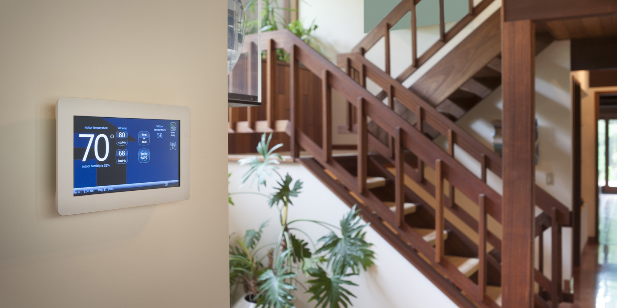 Smart temperature control installation